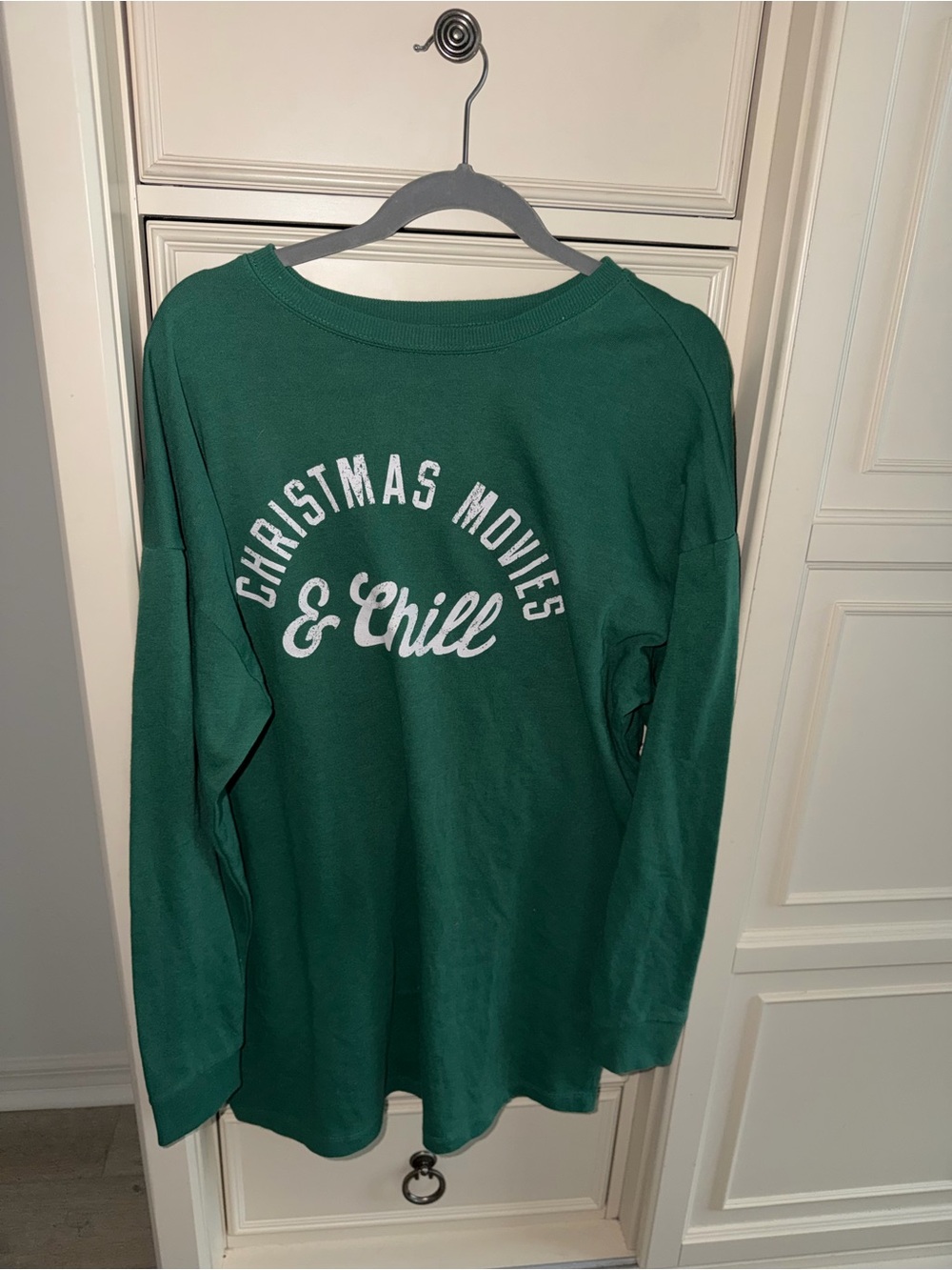 Grayson Threads Green "Christmas Movies & Chill" Crewneck Sweatshirt